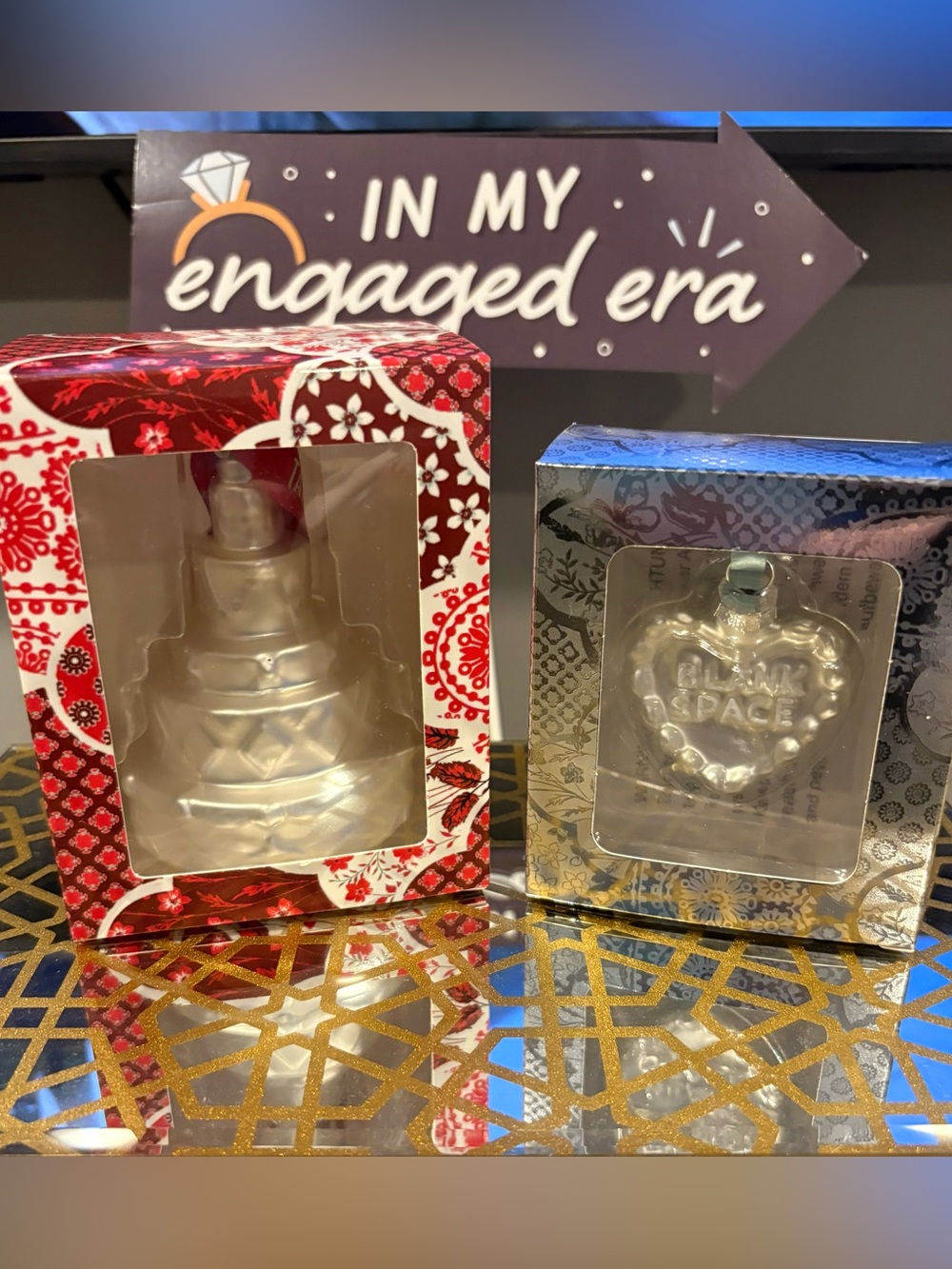 Taylor Swift Official Wedding Cake Ornament Bundle Red|1989 Rare Collectible Set